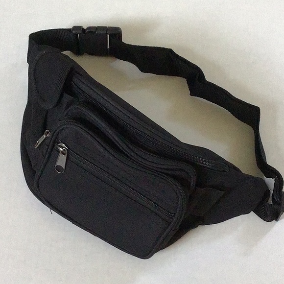 Other - Black Fanny Pack Waist Belt Bag. New.